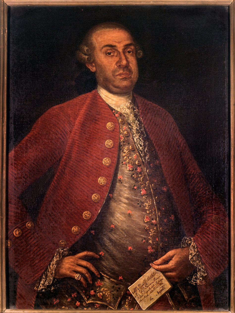 Retrato de Gennaro Manna, compositor italiano de Unknown artist