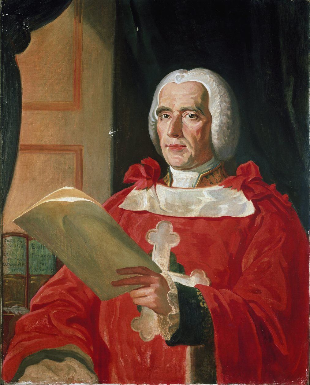Retrato de Giambattista Lorenzo Bogino, estadista piamontés. Ministro de Estado en 1750 (óleo sobre lienzo) de Unknown artist