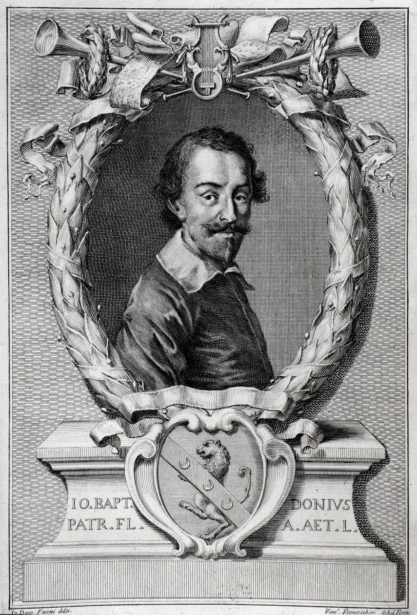 Retrato de Giovanni Battista Doni (1596-1647) musicólogo italiano de Unknown artist