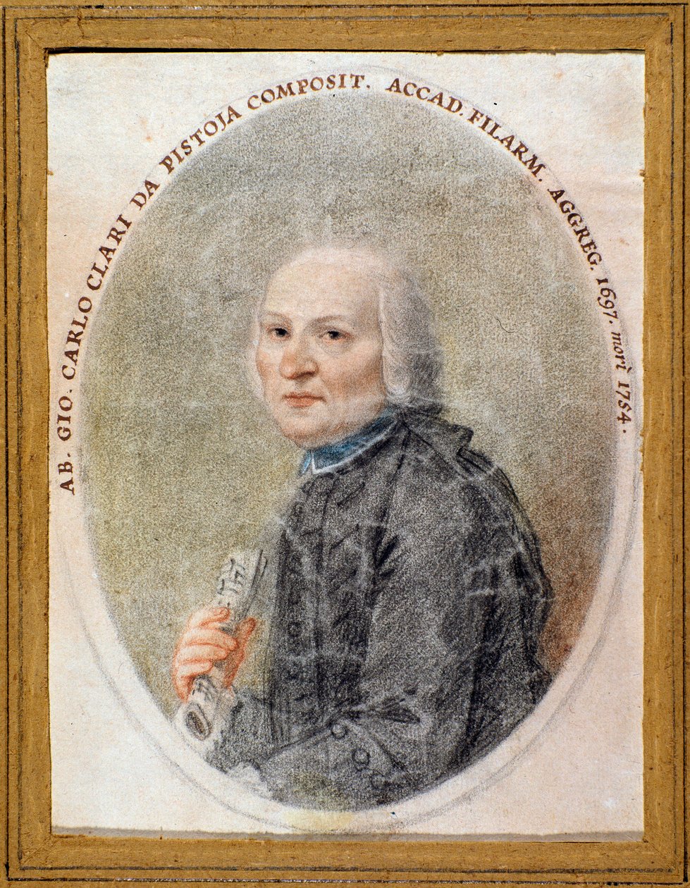 Retrato de Giovanni Carlo Maria Clari (acuarela) de Unknown artist