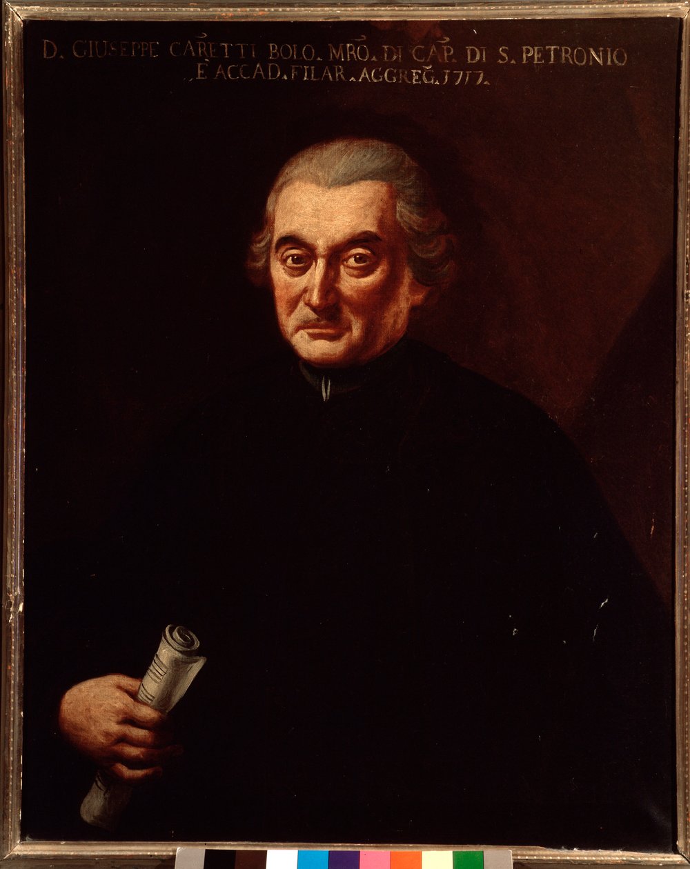 Retrato de Giuseppe Maria Caretti (1690-1774) compositor italiano de Unknown artist