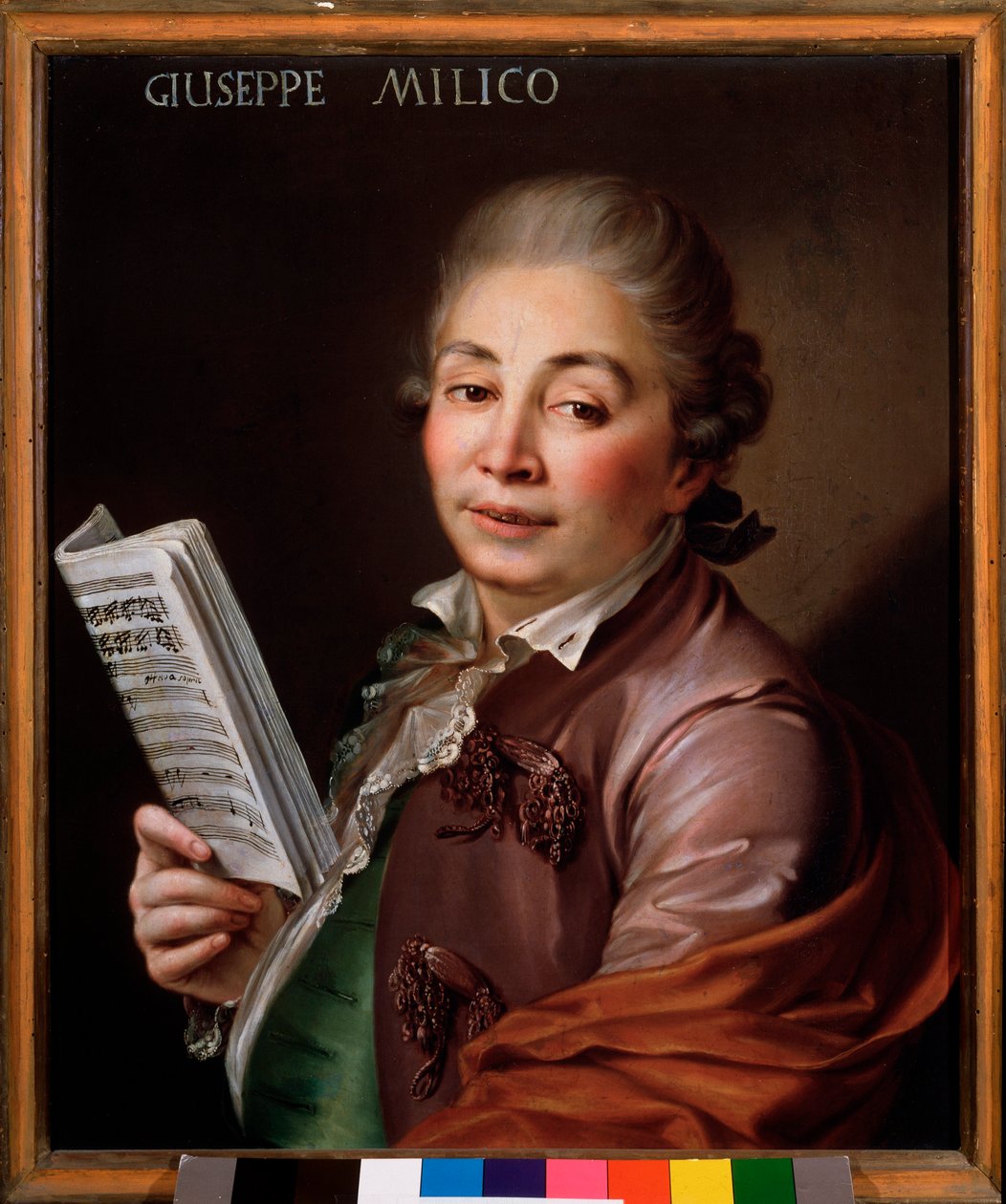 Retrato de Giuseppe Millico, castrato italiano de Unknown artist