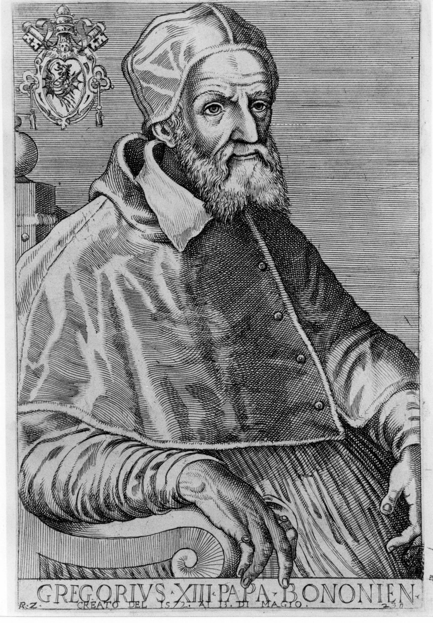 Retrato de Gregorio XIII (1502 - 1585) de Unknown artist