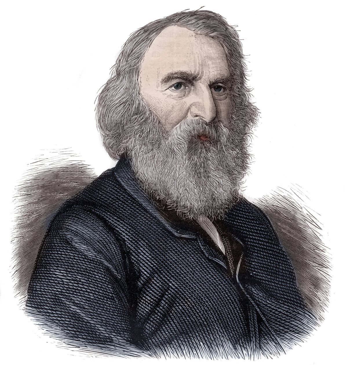 Retrato de Henry Longfellow, poeta y educador estadounidense de Unknown artist