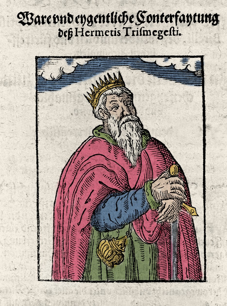 Retrato de Hermes Trimegisto, astrólogo de Unknown artist