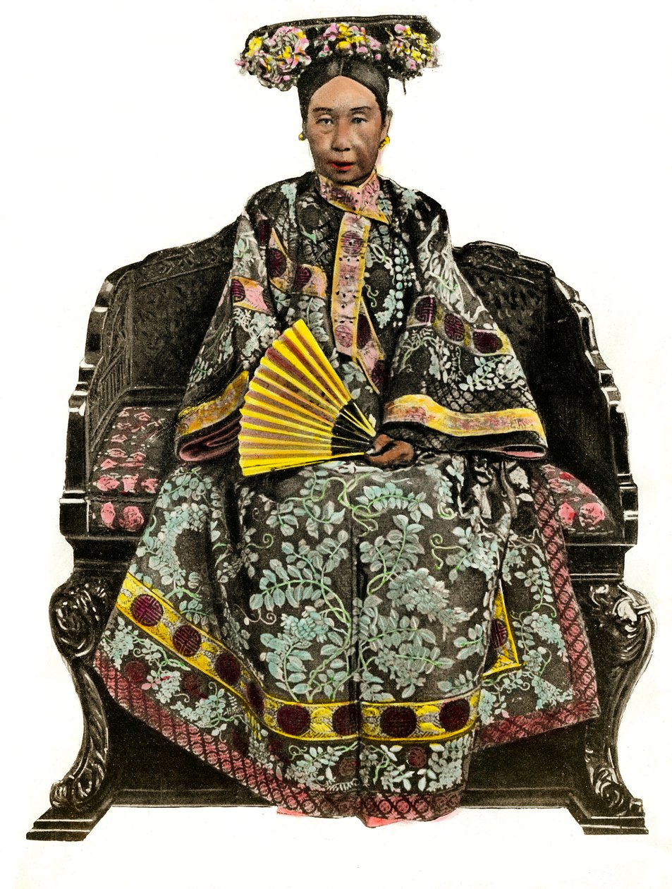 Retrato de la Emperatriz de China Tseu Hi (1834 -1908) Cixi de Unknown artist