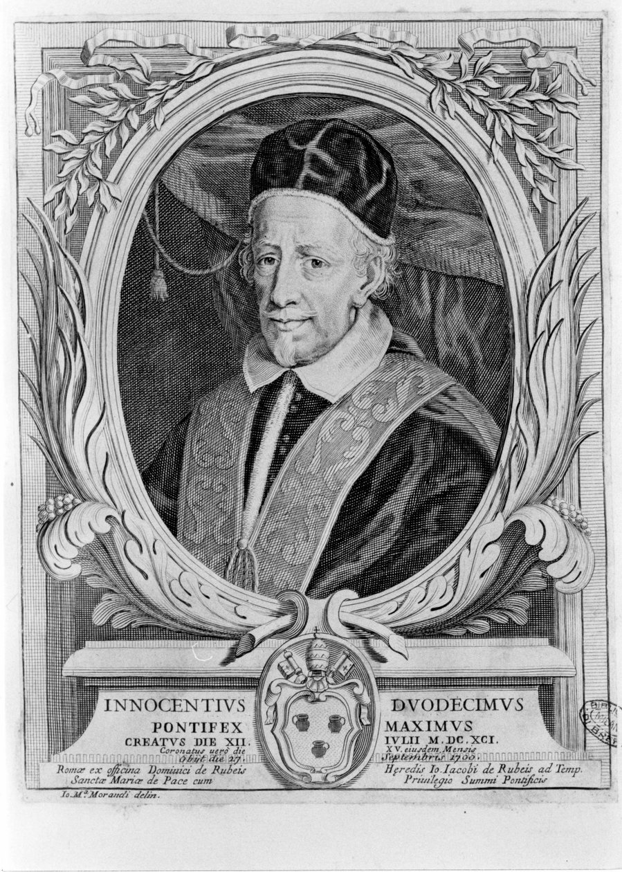 Retrato de Inocencio XII (1615 - 1700) de Unknown artist