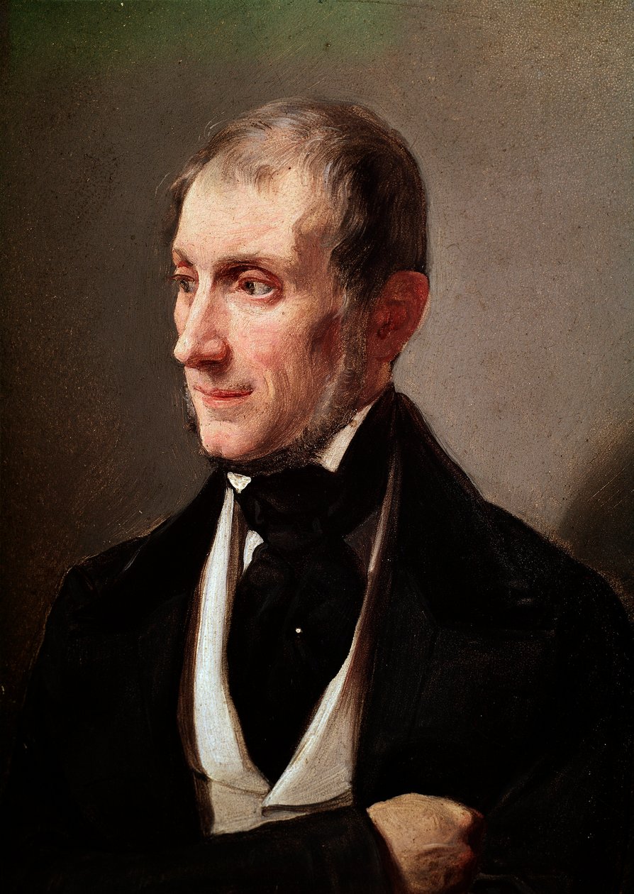 Retrato del novelista y poeta italiano Tommaso Grossi (1790-1853) de Unknown artist