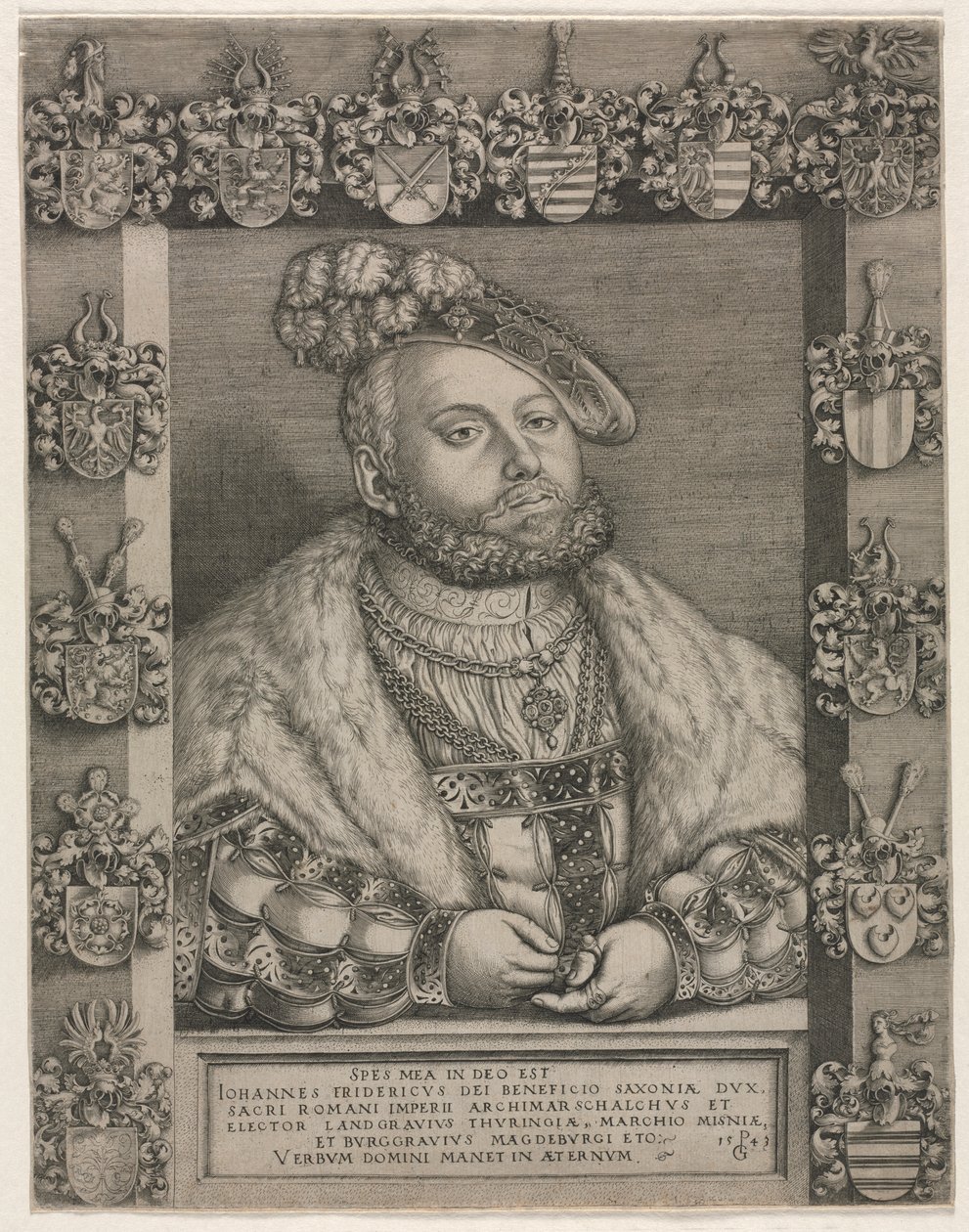 Retrato de Juan Federico I, "El Magnánimo", Elector de Sajonia de Unknown artist