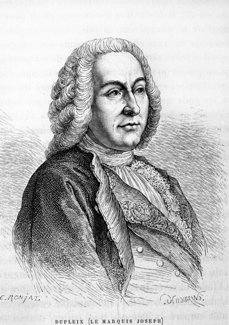 Retrato de Joseph François Dupleix (1697-1763), administrador colonial francés de Unknown artist