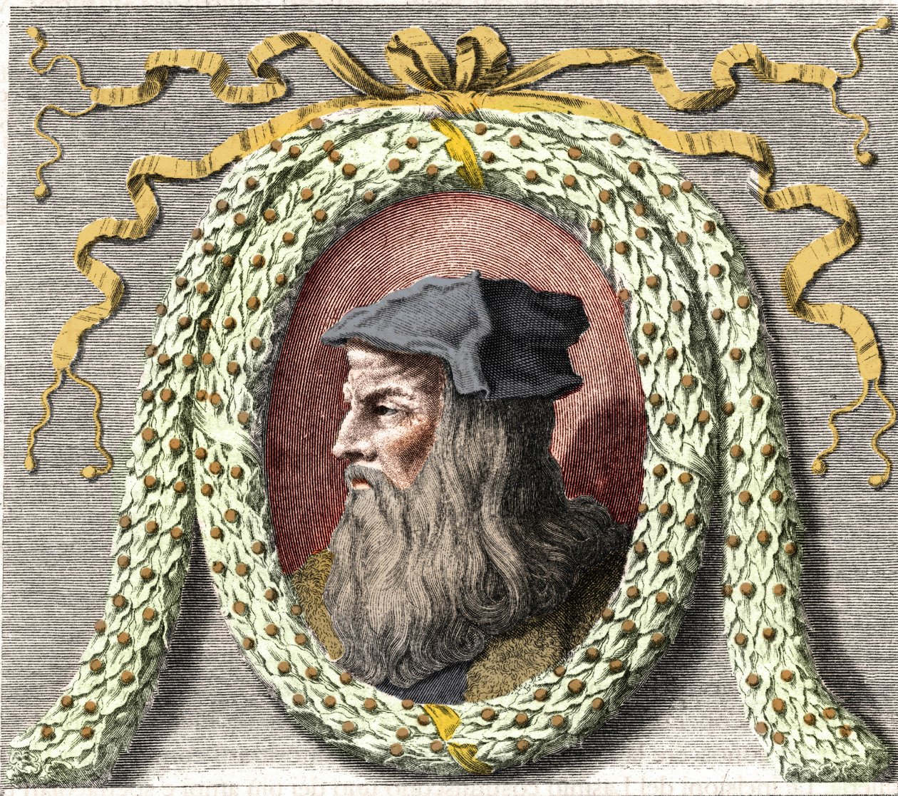 Retrato de Leonardo da Vinci (Leonardo da Vinci) (1452-1519) de Unknown artist