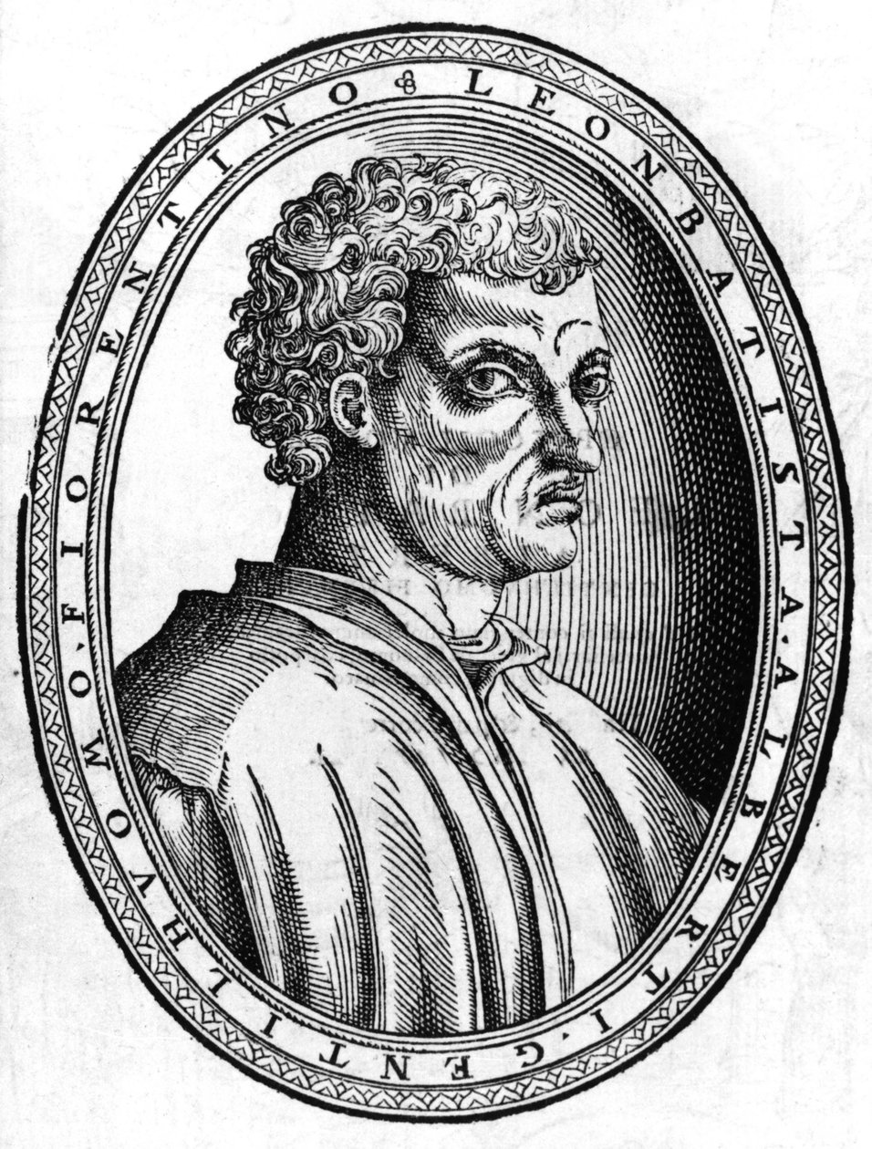 Retrato de León Battista Alberti (1404 - 1472), humanista y arquitecto italiano de Unknown artist