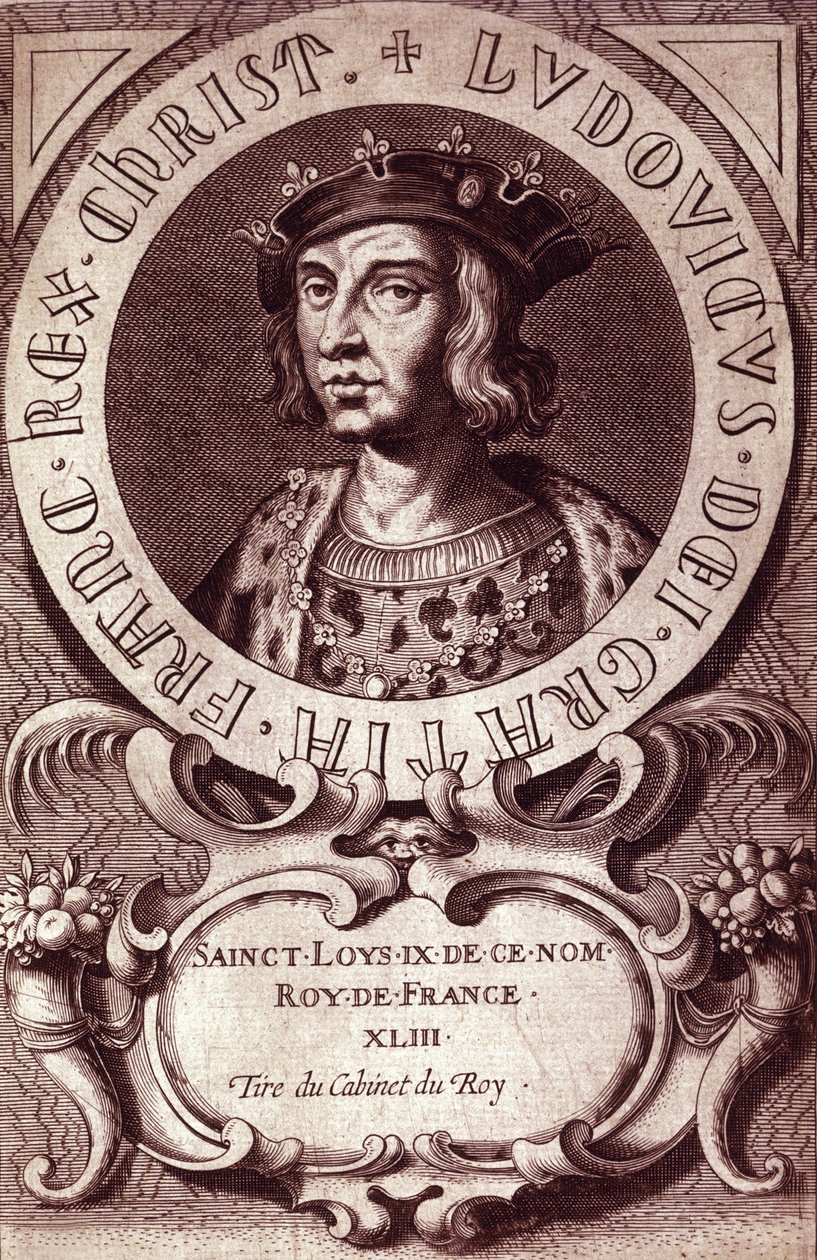 Retrato de Luis IX o San Luis (1214 - 1270). de Unknown artist