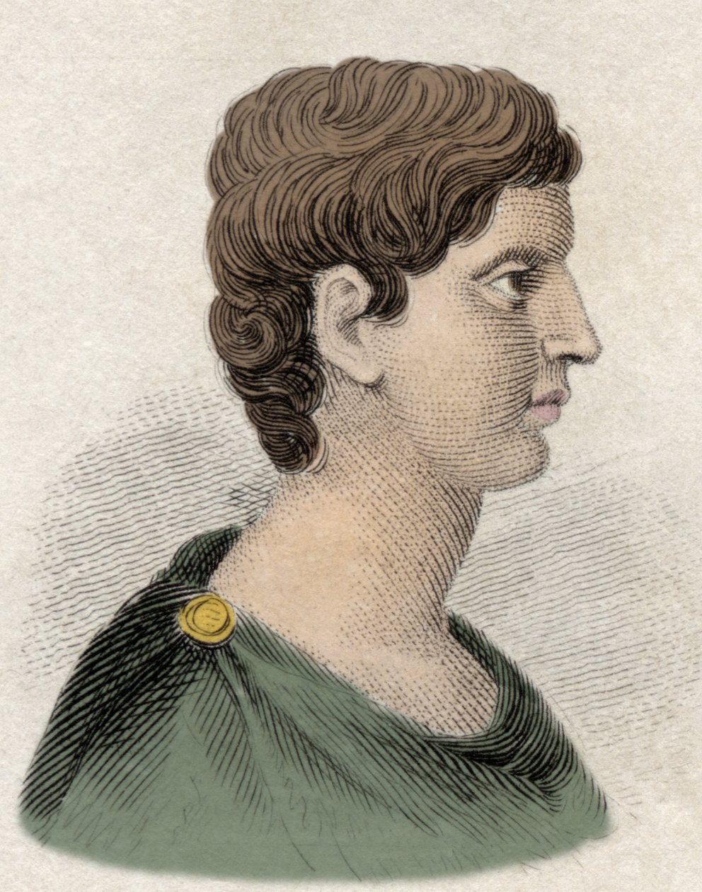 Retrato de Marco Antonio, general y estadista romano (v. 83 a 30 a.C.) de Unknown artist