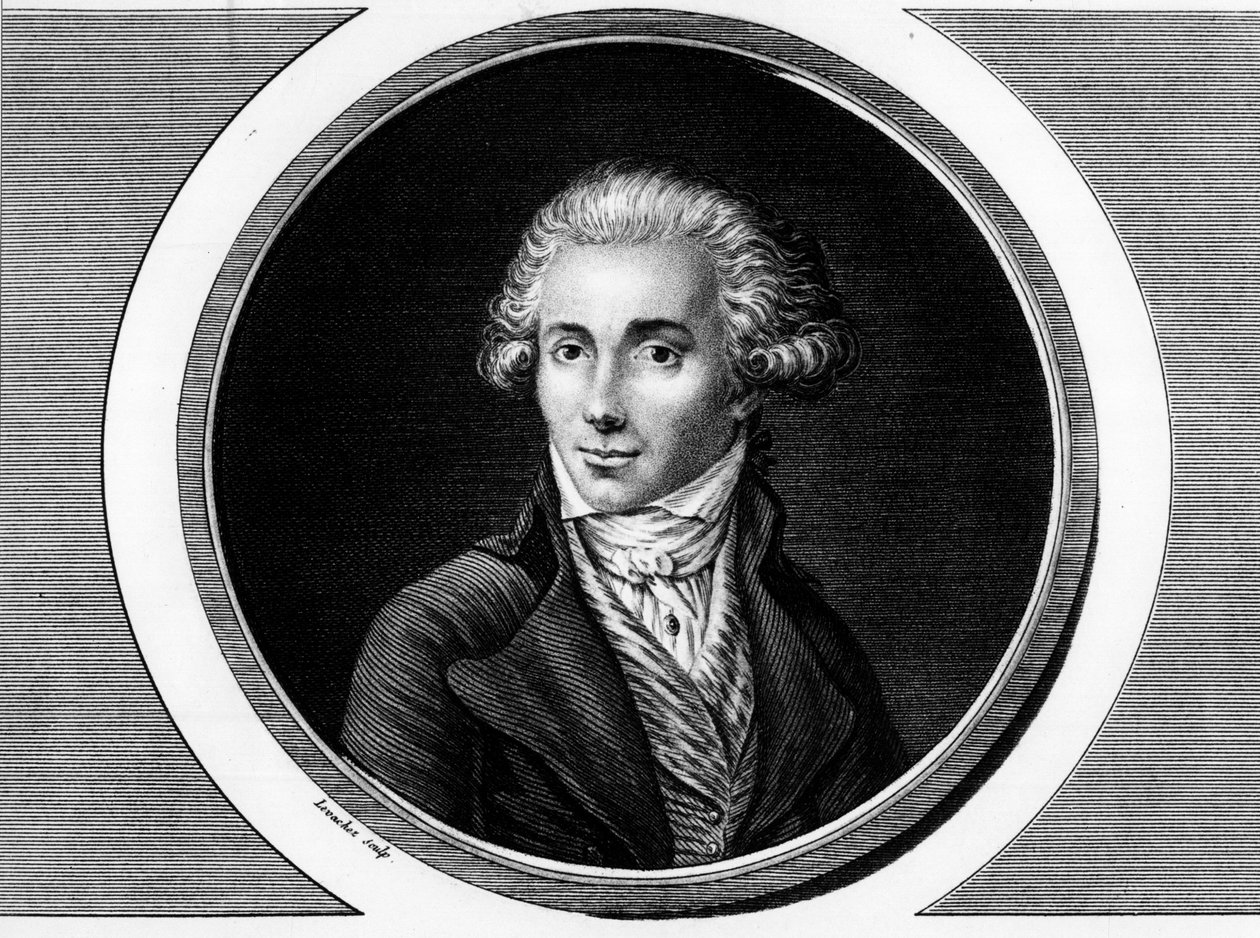 Retrato de Marguerite Elie Guadet, político francés de Unknown artist