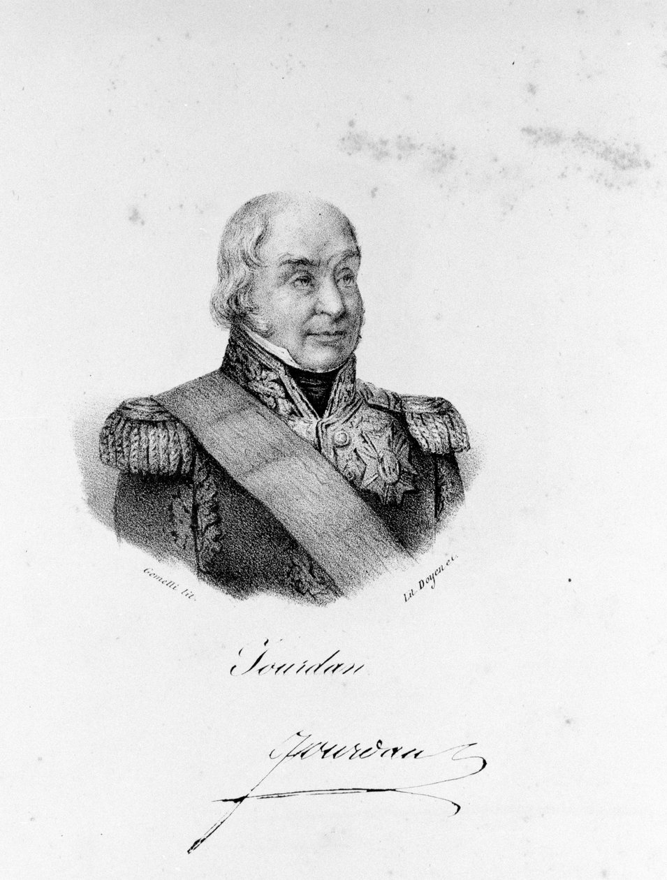 Retrato del mariscal Jean Baptiste Jourdan (1762 - 1833). de Unknown artist