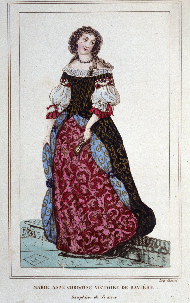 Retrato de María - Ana - Cristina de Baviera. Múnich de Unknown artist