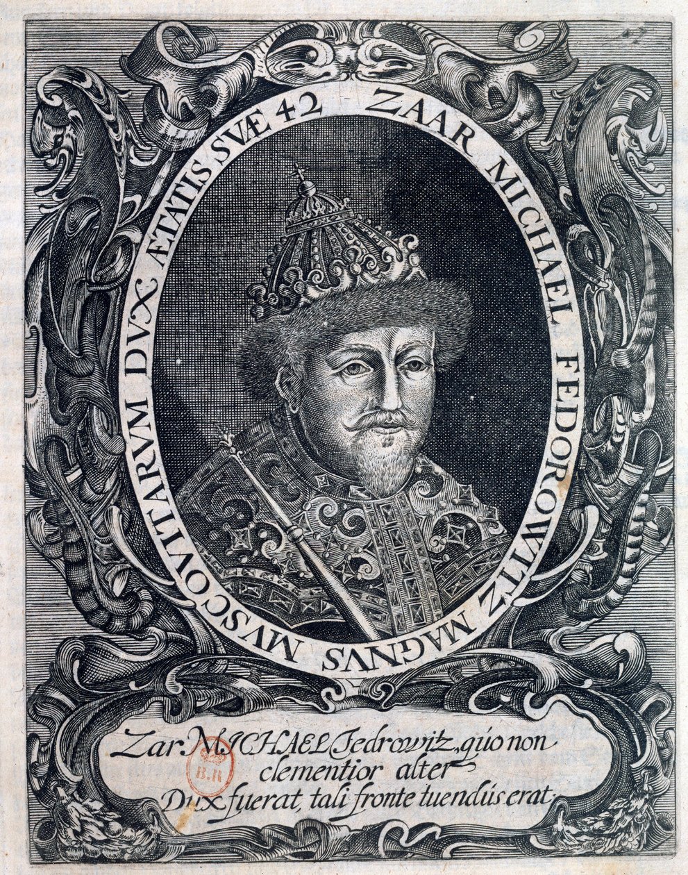 Retrato de Miguel III, Zar de Rusia (Mijaíl Románov) de Unknown artist