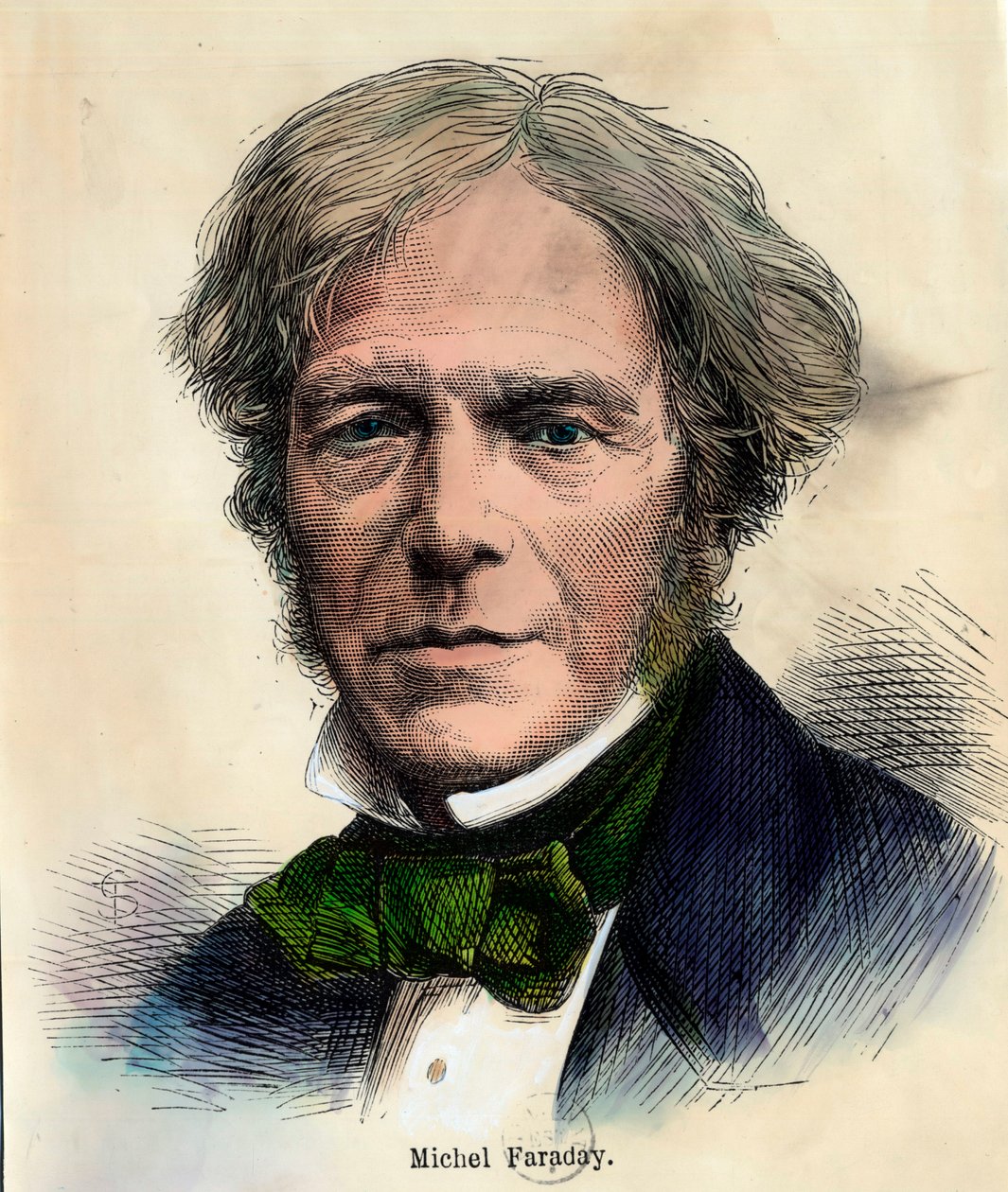 Retrato de Michael Faraday (1791-1867), físico inglés de Unknown artist