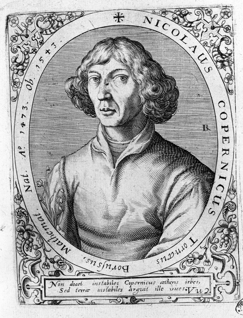 Retrato de Nicolás Copérnico (Nicolaus Copernicus) de Unknown artist
