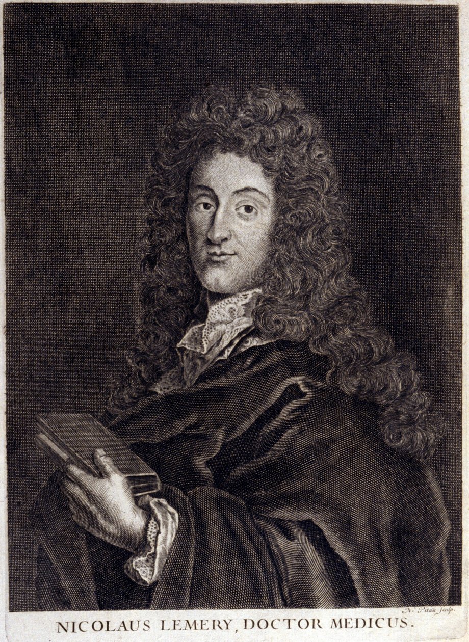 Retrato de Nicolas Lemery (1645 - 1715), boticario y químico francés. de Unknown artist