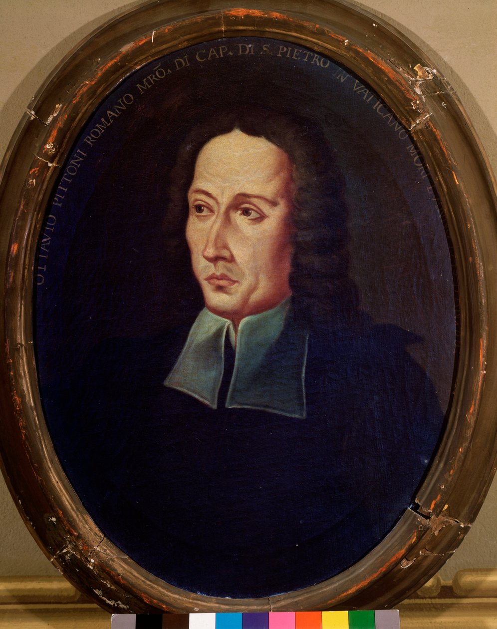 Retrato de Ottavio Pitoni (1657-1743) compositor italiano Pintura anónima. Siglo XVIII Bolonia, museo cívico musical de Unknown artist
