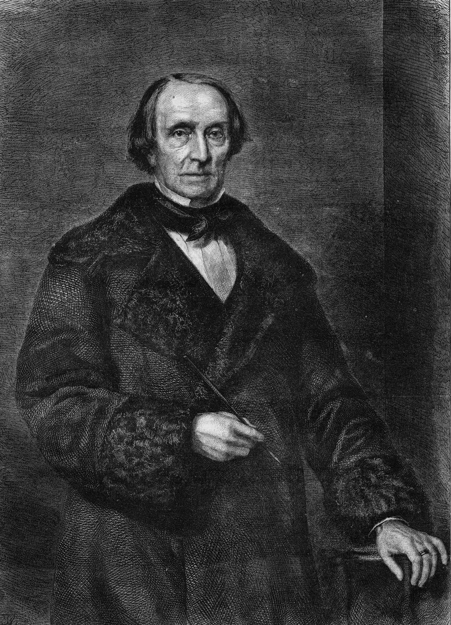 Retrato de Peter von Cornelius, pintor alemán (1783-1867) de Unknown artist