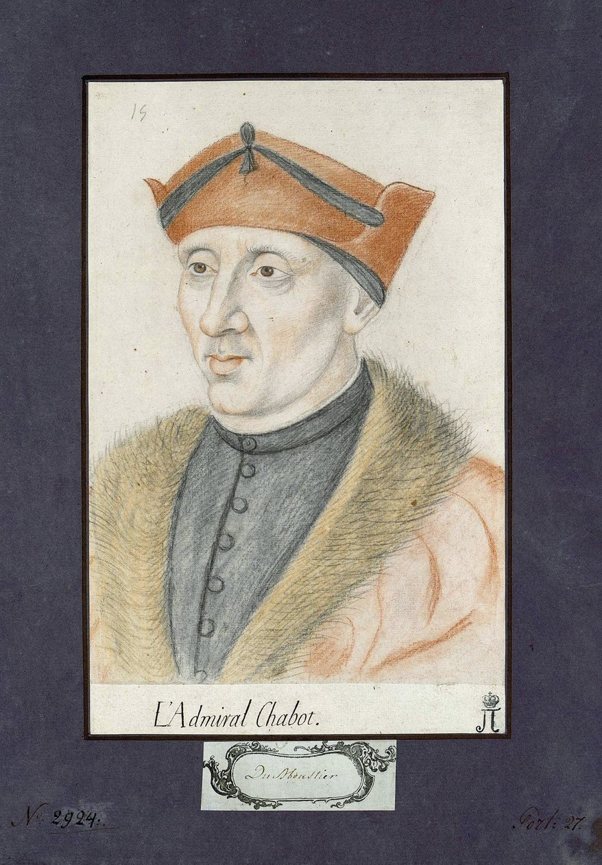 Retrato de Philippe de Chabot (1492-1543), almirante de Francia de Unknown artist