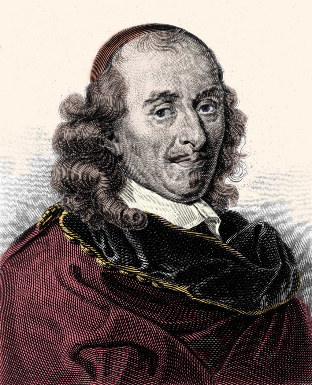 Retrato de Pierre Corneille (1606-1684), grabado del siglo XIX de Unknown artist