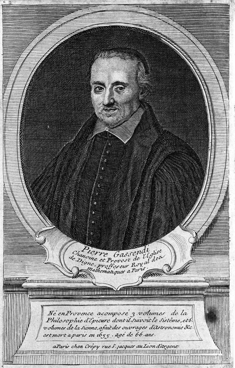 Retrato de Pierre Gassendi (1592 - 1655), filósofo y erudito. de Unknown artist