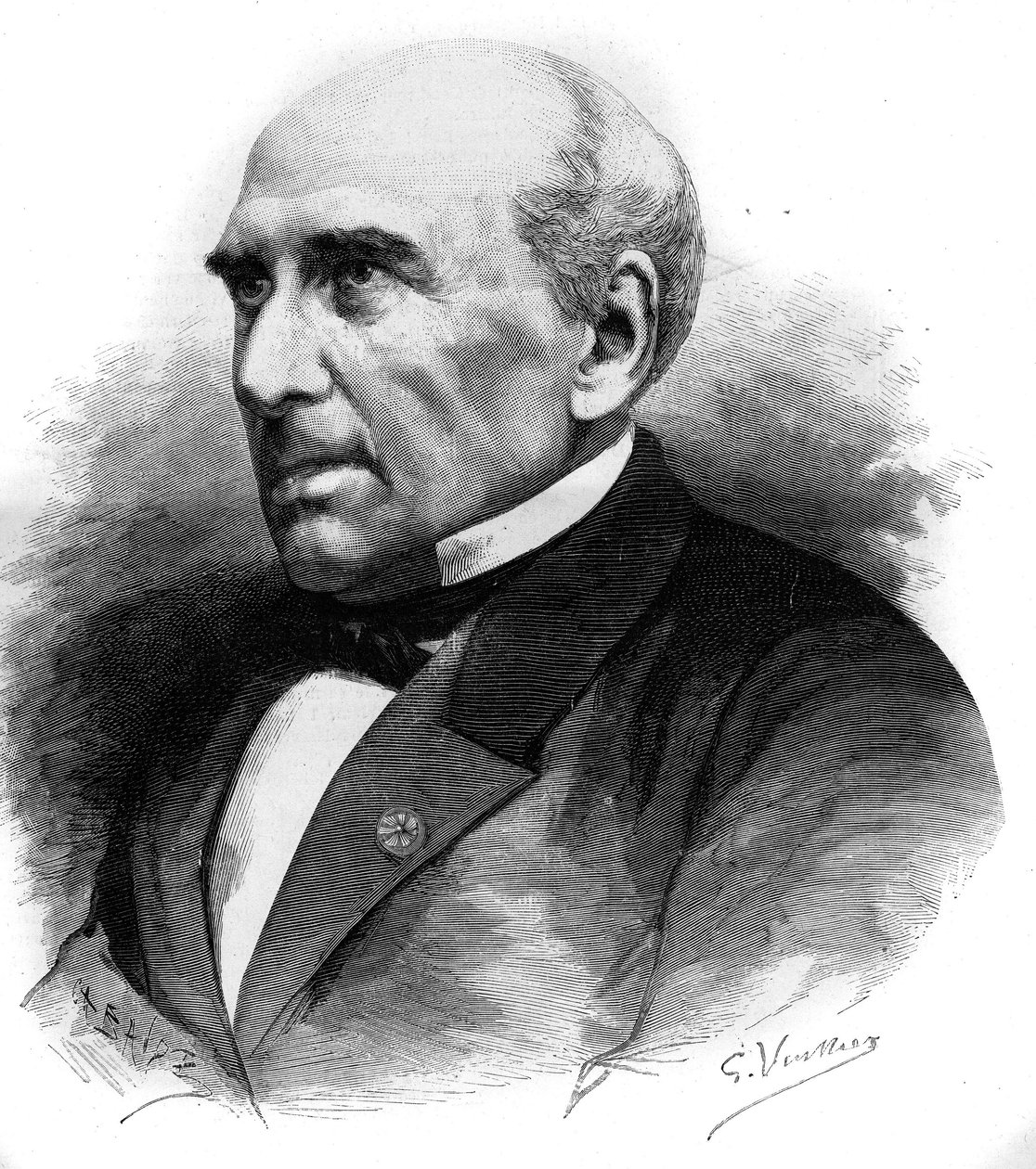 Retrato de Pierre Guillaume Frédéric Le Play (1806-1882), ingeniero y sociólogo francés. de Unknown artist