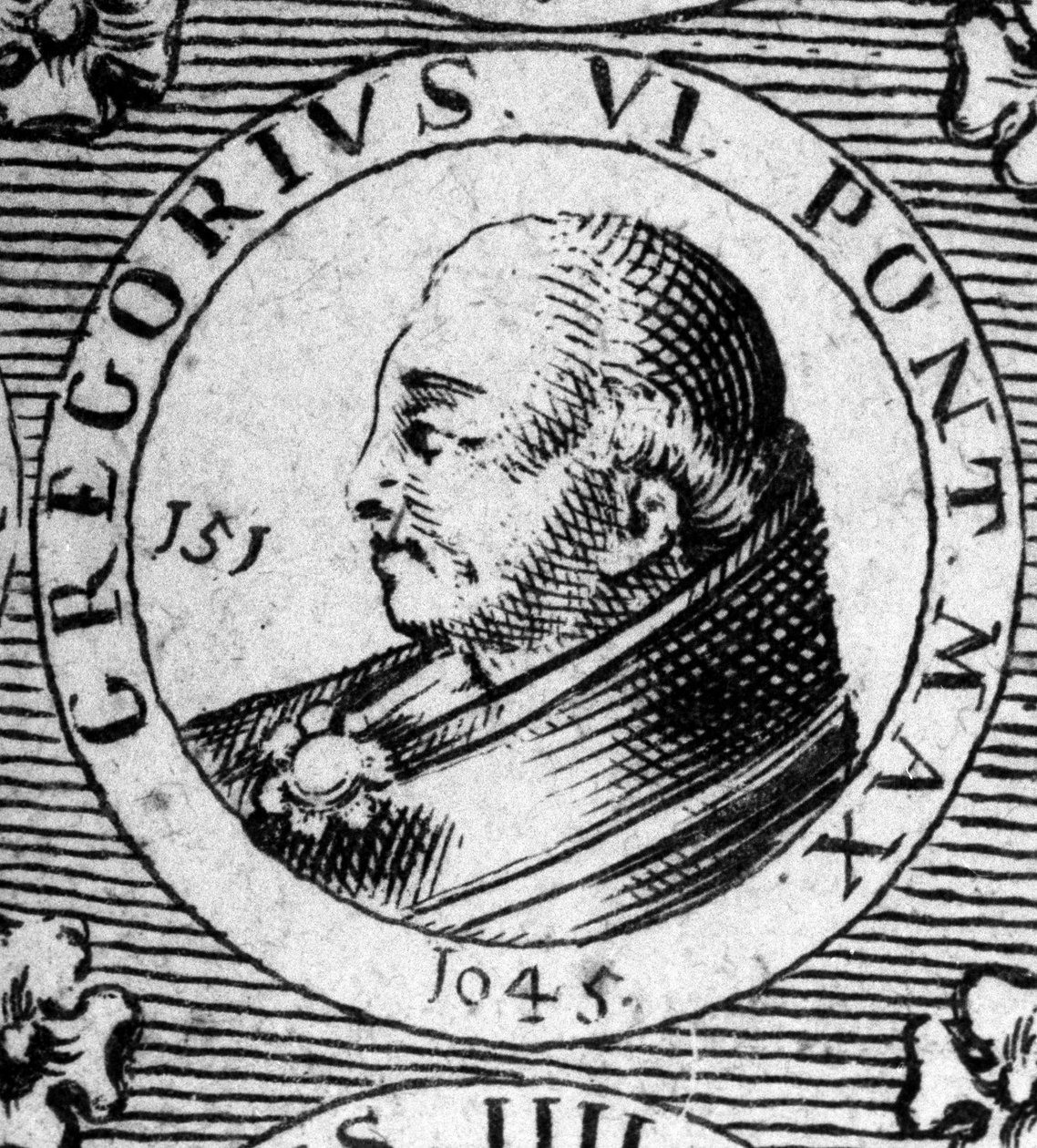 Retrato del Papa Gregorio VI (fallecido en 1048). de Unknown artist