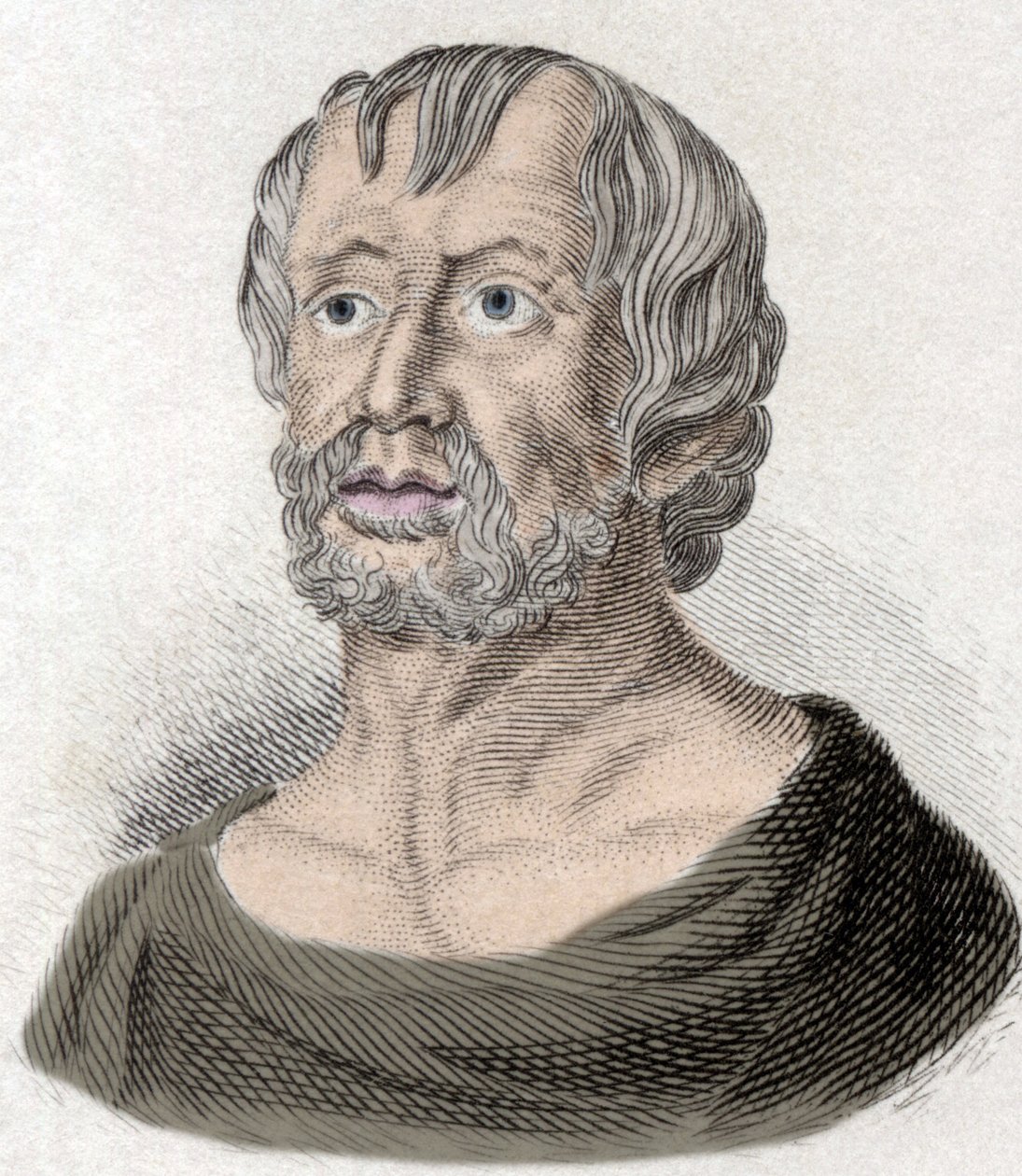Retrato de Séneca (Lucius Annaeus Seneca, 4 a.C.-65 d.C.), filósofo de la escuela estoica, dramaturgo y estadista romano. de Unknown artist