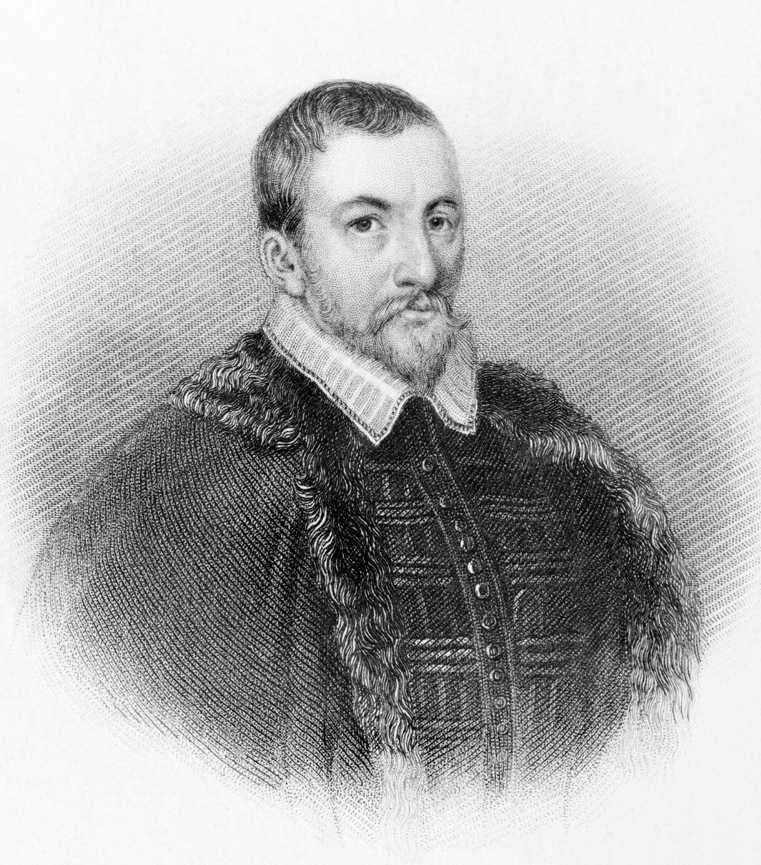 Retrato de Sir Thomas Bodley. Diplomático y erudito inglés (1545 a 1613). de Unknown artist