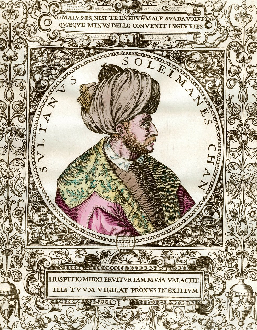 Retrato de Solimán el Magnífico (1494 - 1566) Sultán Otomano de Unknown artist