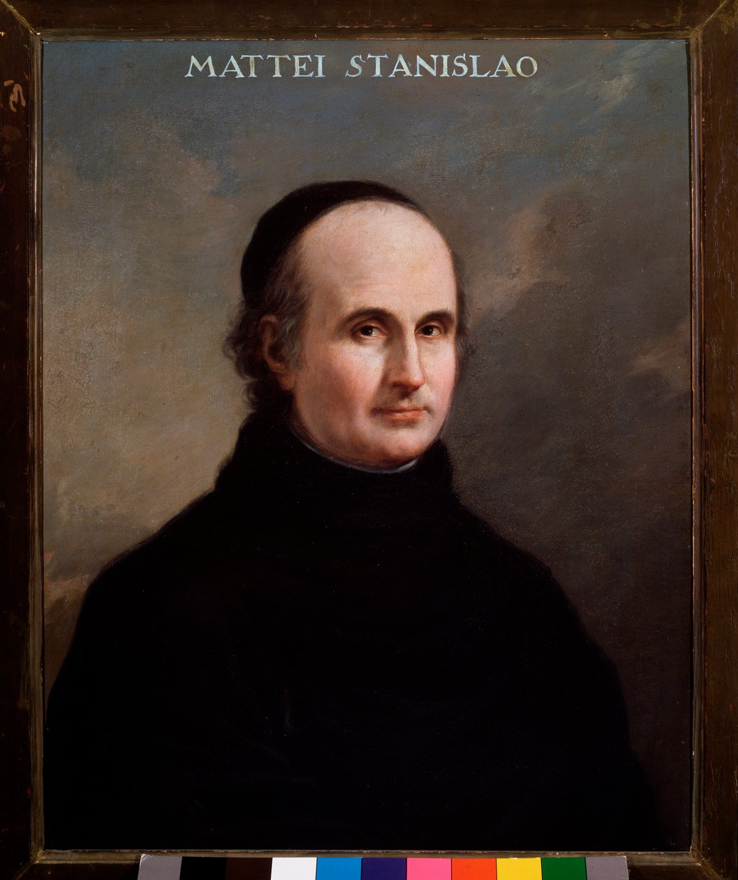 Retrato de Stanislao Mattei (1750-1825) compositor italiano de Unknown artist