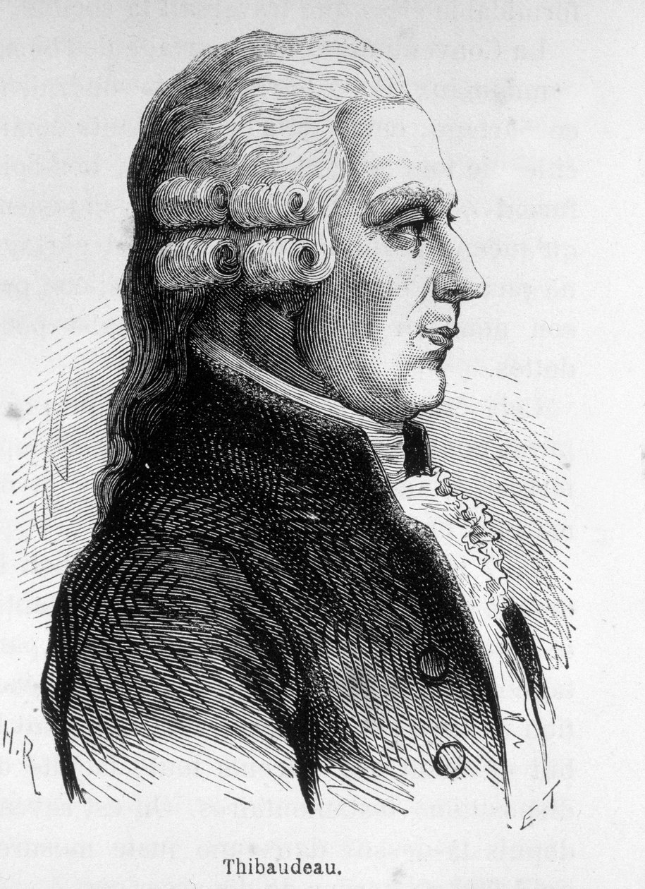 Retrato de Thibaudeau, político francés (1765-1854) de Unknown artist