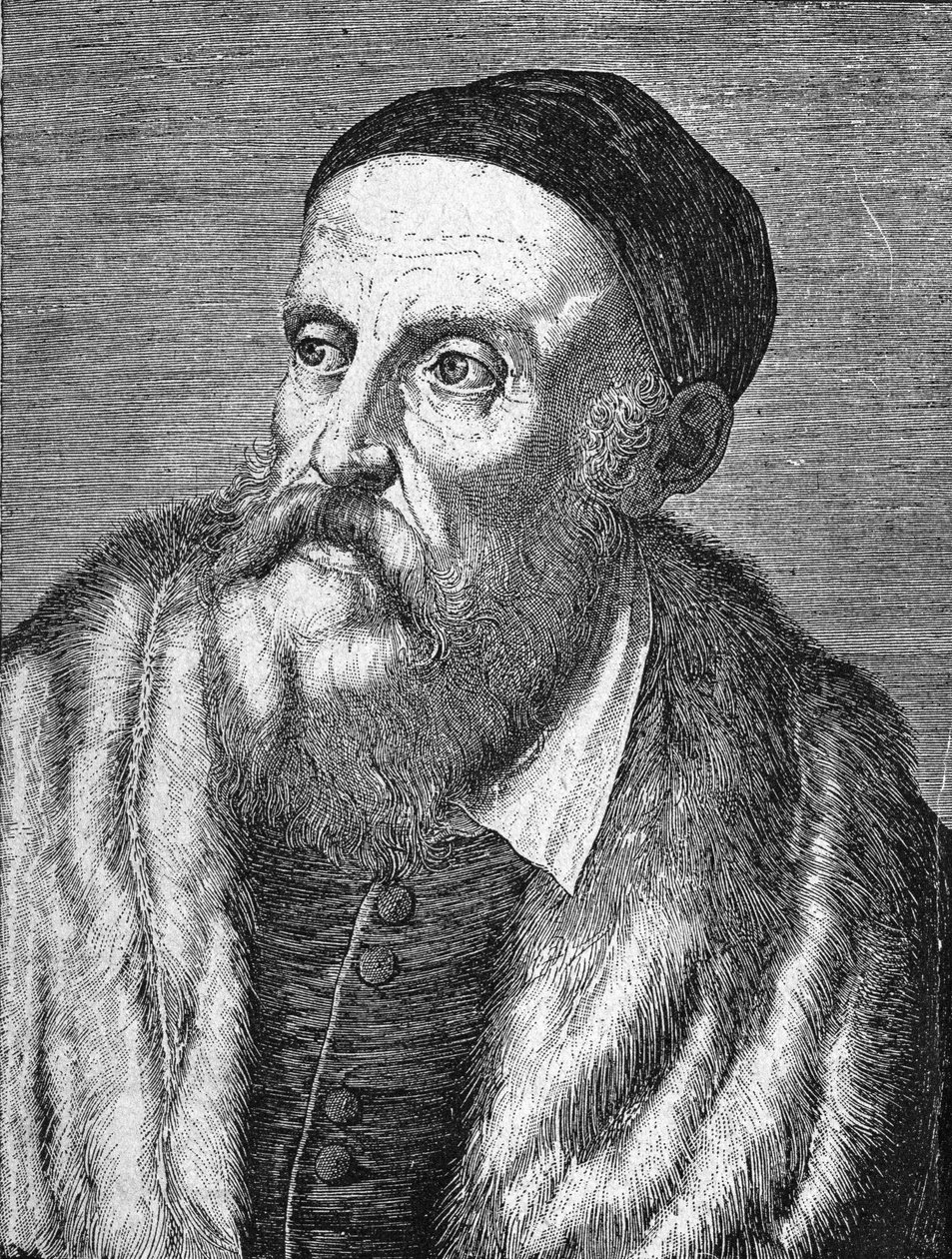Retrato de Tiziano Vecellio (El Tiziano) (1490 - 1576) de Unknown artist