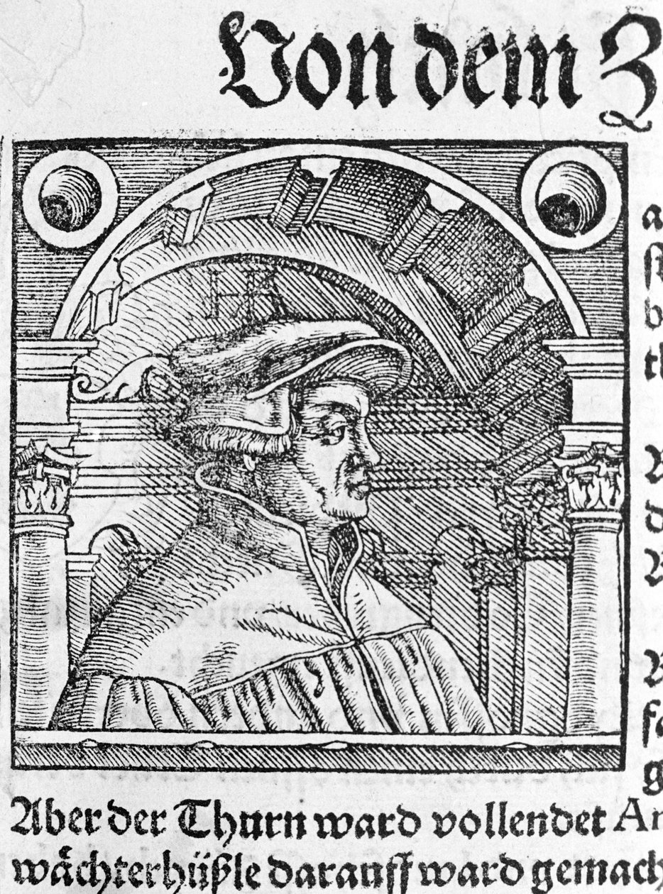 Retrato de Ulrich Zwingli (1484 - 1531), reformador religioso suizo. de Unknown artist