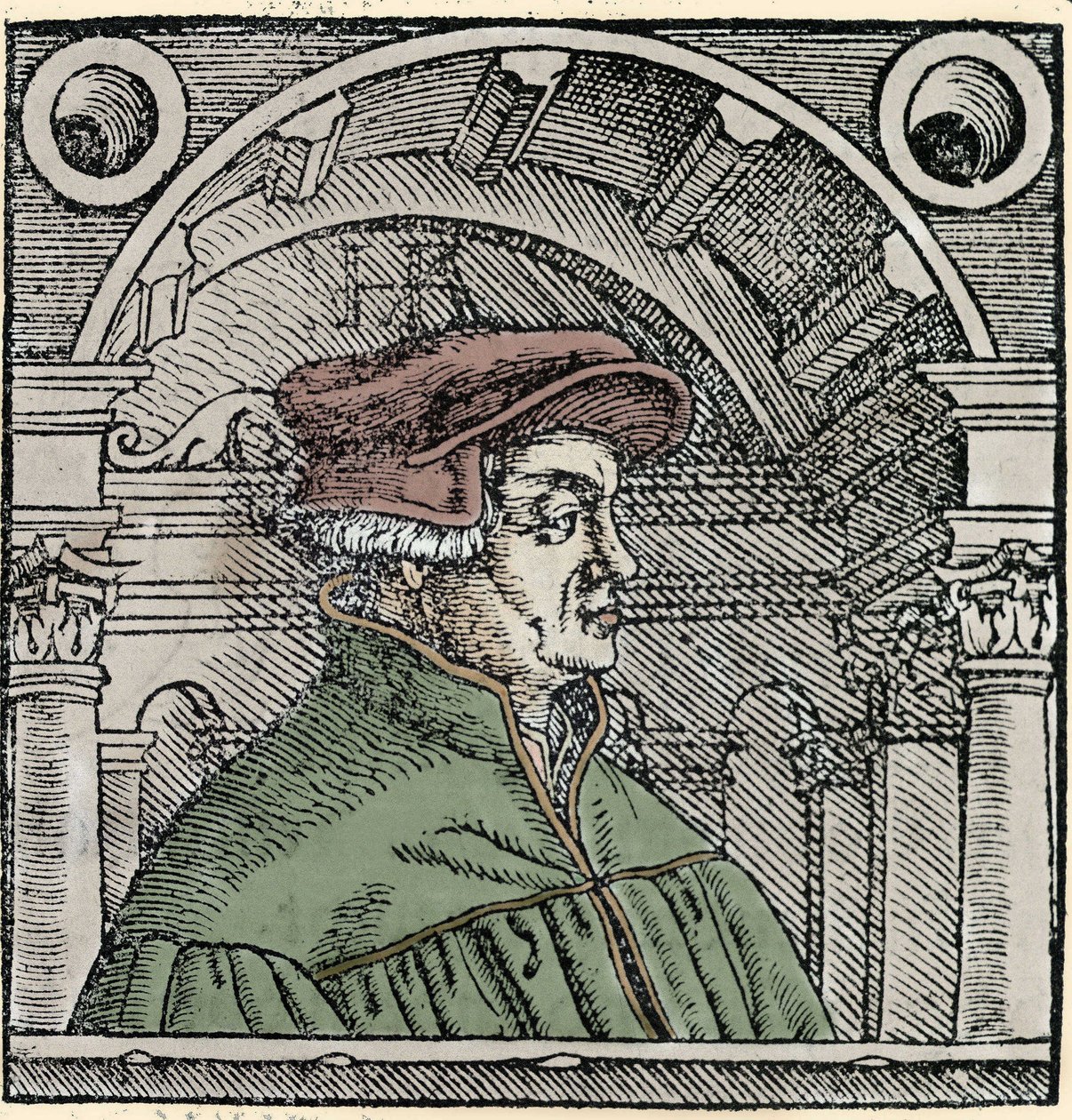 Retrato de Ulrich Zwingli (1484 - 1531), reformador religioso suizo. de Unknown artist
