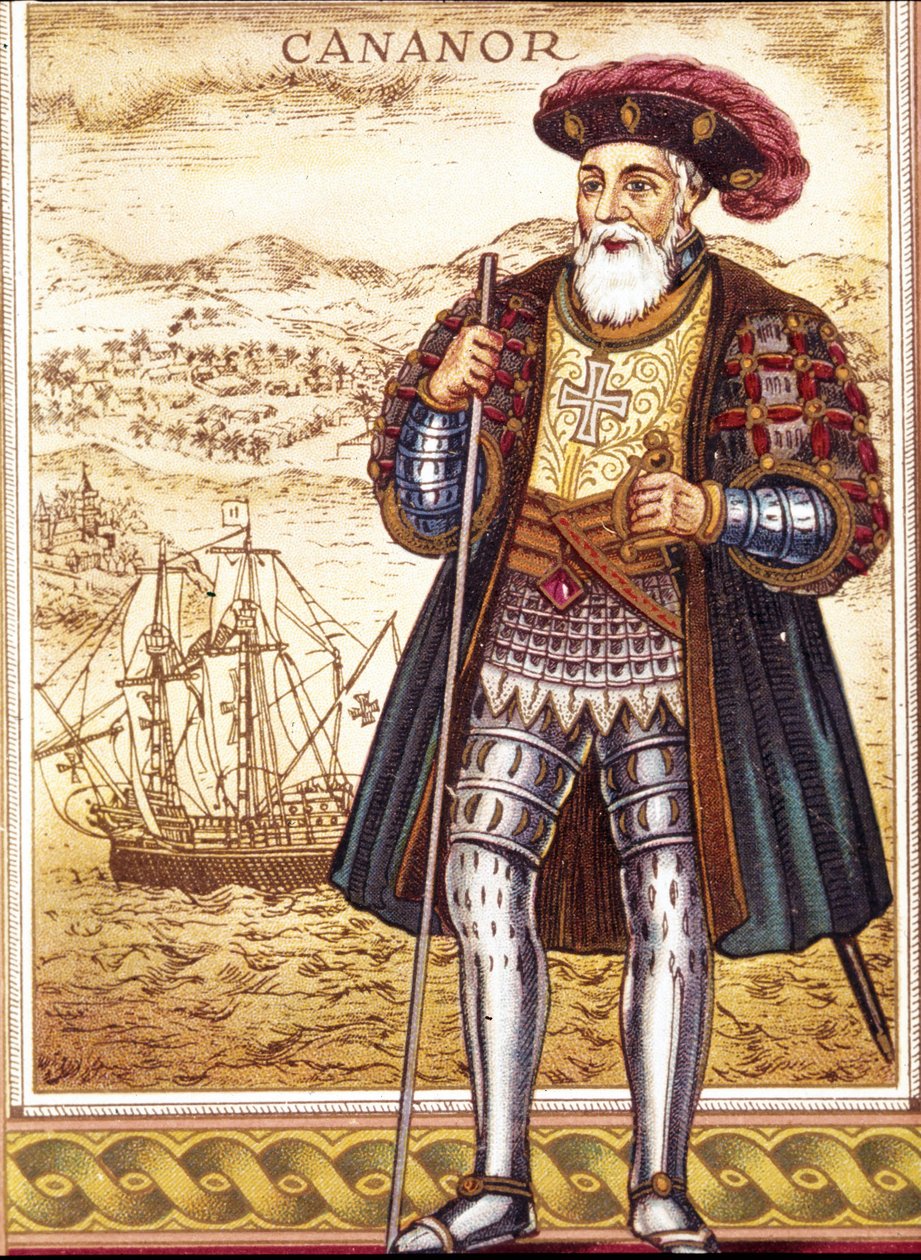 Retrato de Vasco de Gama de Unknown artist
