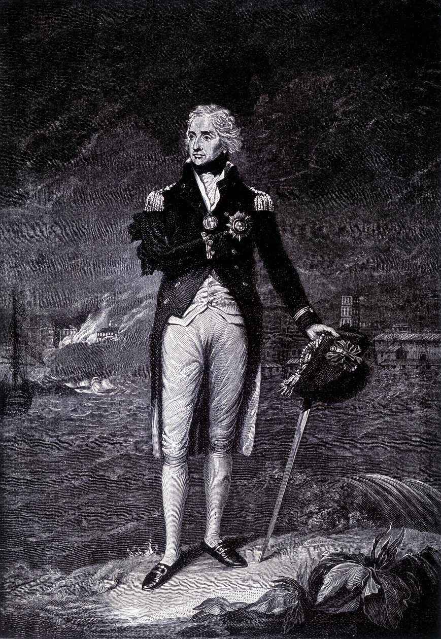 Retrato del Vizconde Horatio Nelson (1758 - 1805), Almirante Británico de Unknown artist