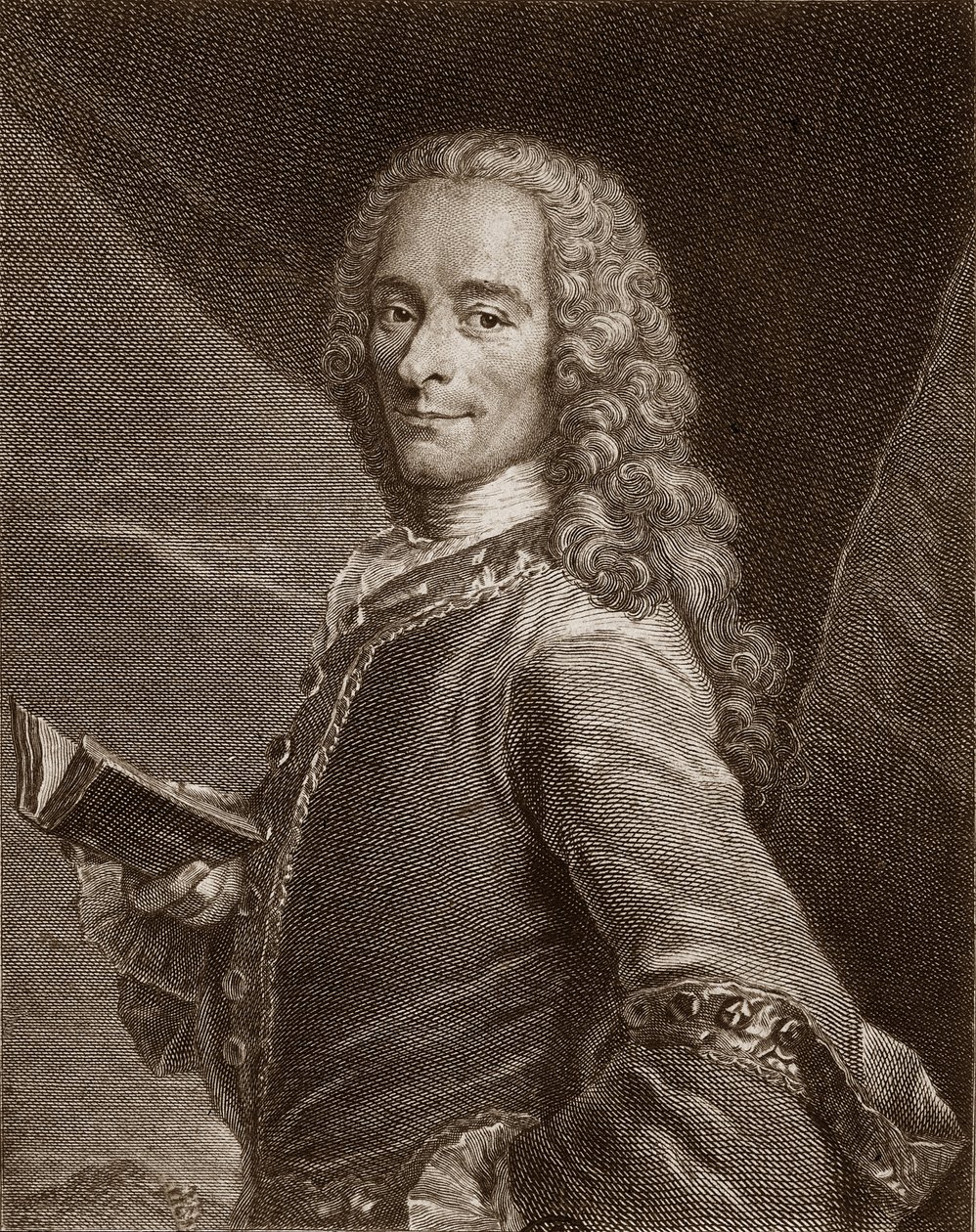 Retrato de Voltaire (1694-1778). de Unknown artist
