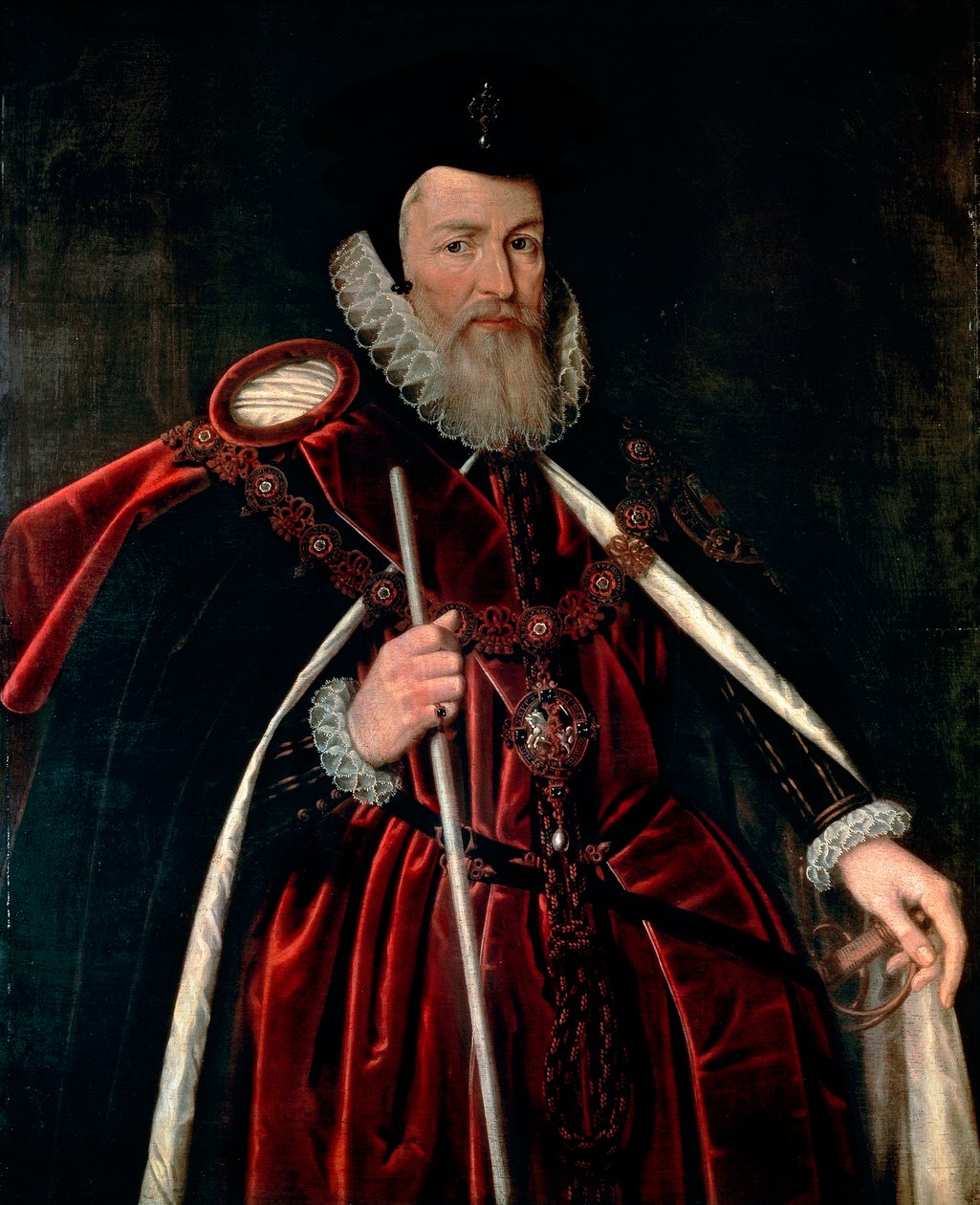 Retrato de William Cecil Barón de Burghley de Unknown artist