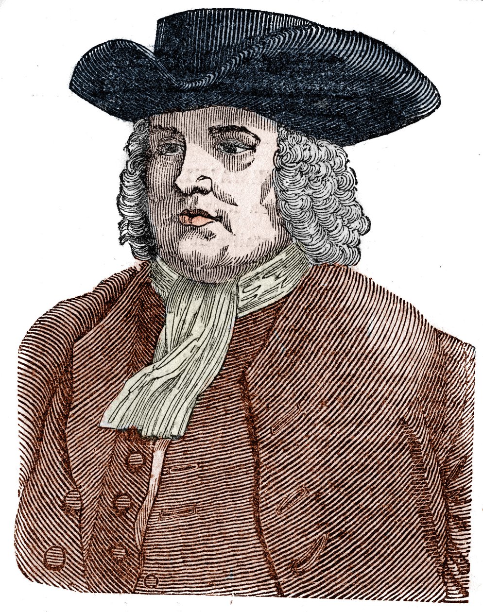 Retrato de William Penn (1644-1718) Fundador de Pensilvania. Reformador religioso inglés y columnista. de Unknown artist