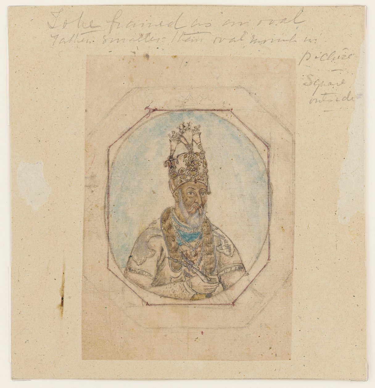 Retrato de un gobernante mogol de Unknown artist