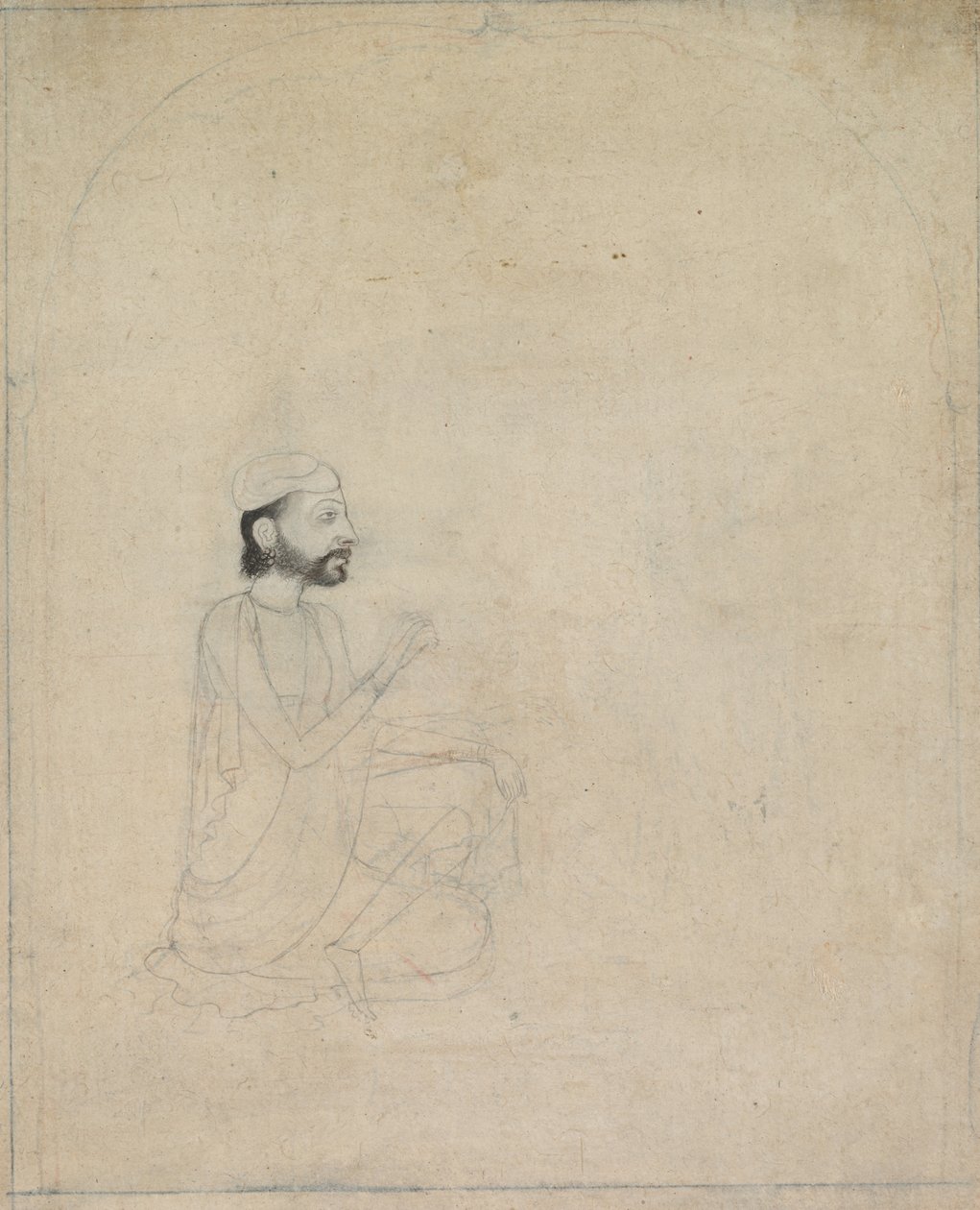 Portrait of a Seated Man de Unknown artist