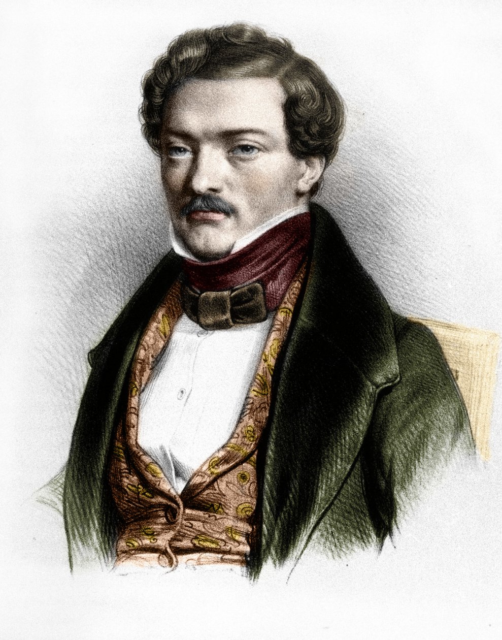 Retrato del tenor francés Gilbert-Louis Duprez de Unknown artist