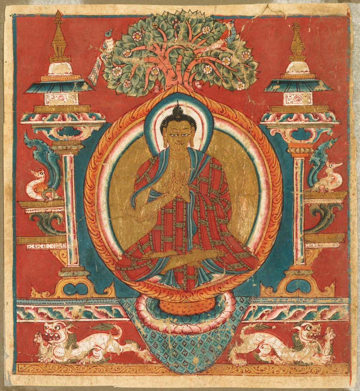 Preaching Sakyamuni de Unknown artist