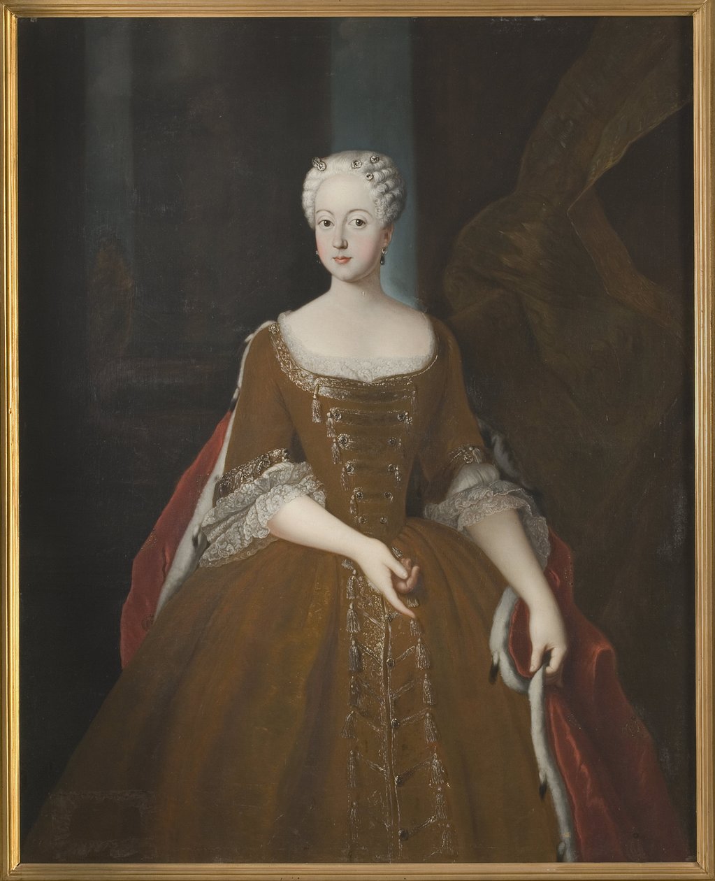 Retrato de la Princesa Friederike Luise de Prusia (1714-1784), Margravina de Brandeburgo-Ansbach de Unknown artist